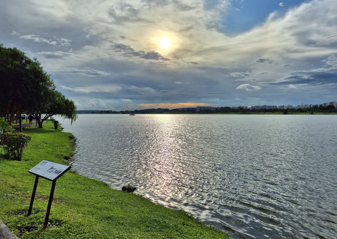 View of Lower Seletar Reservoir View of Lower Seletar Reservoir