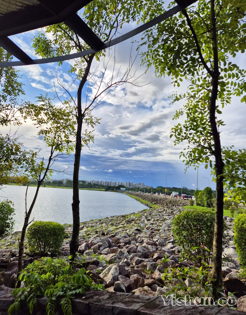 View of Yishun Dam from a Pavilion View of Yishun Dam from a Pavilion