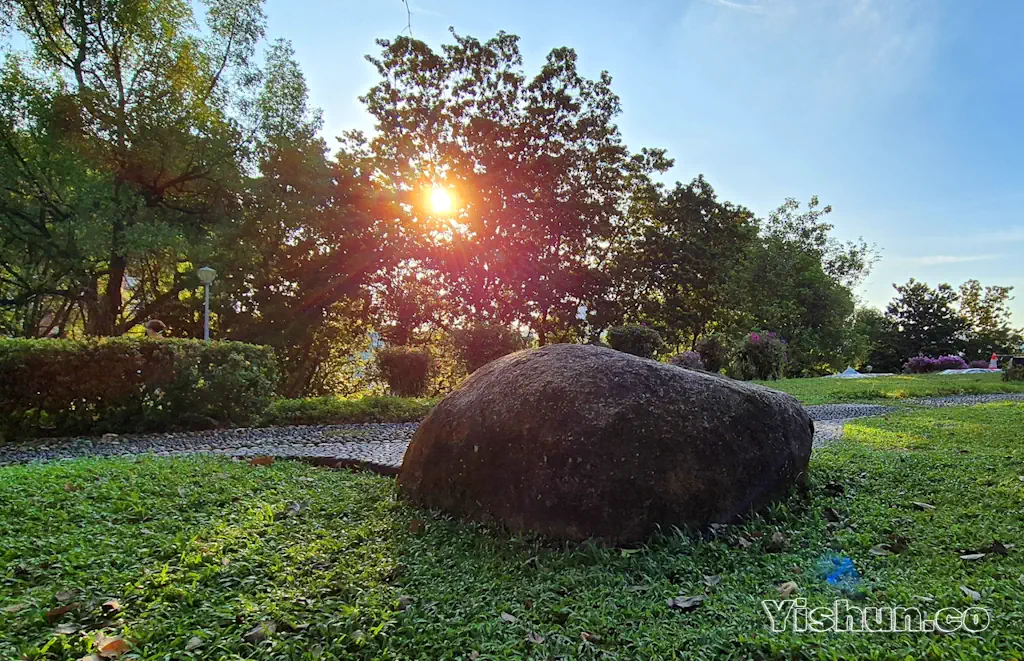 The Zen Rock of Yishun in the evening sun The Zen Rock of Yishun in the evening sun